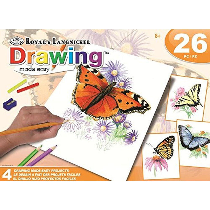 ROYAL - Drawing Made Easy - Butterflies - Limolin 