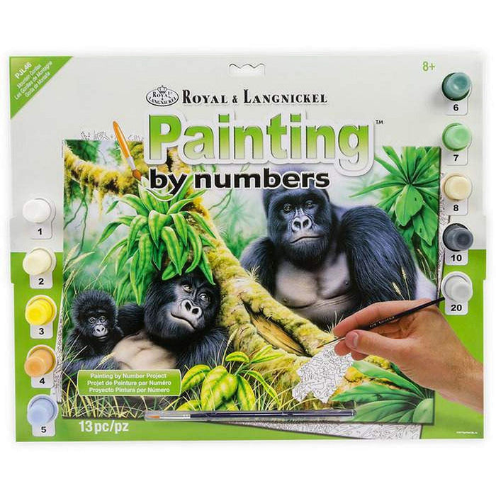 ROYAL - Large PBN Mountain Gorillas - Limolin 