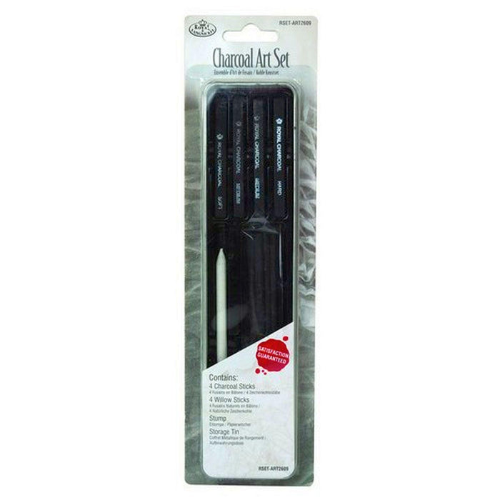 ROYAL - Mini Tin - Charcoal and Willow Sticks - Limolin 
