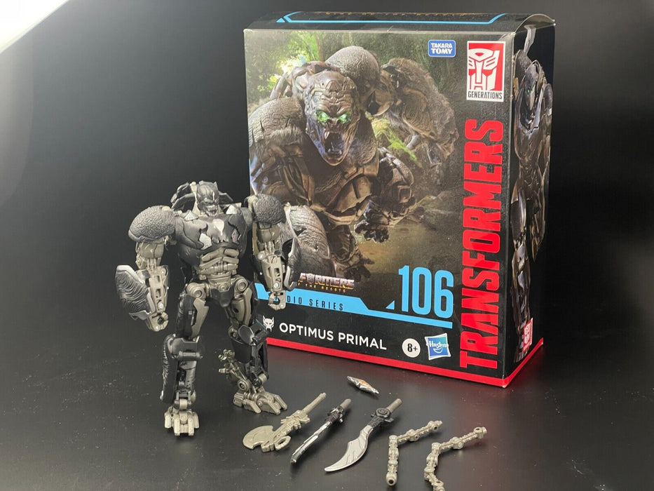 Hasbro - Transformers - Leader Transformers: Rise of The Beasts 106 Optimus Primal Toy, 8.5-inch - Limolin 