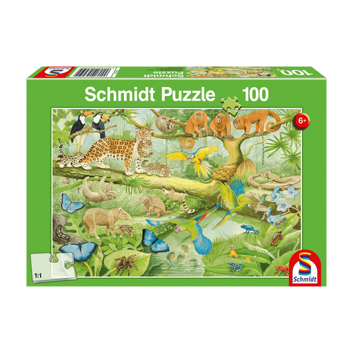 Schmidt - Animals In The Jungle (100-Piece Puzzle)