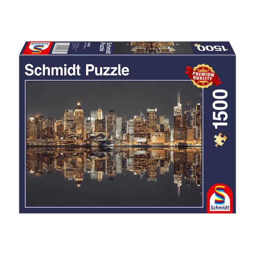 Schmidt - New York Skyline By Night (1500-Piece Puzzle)