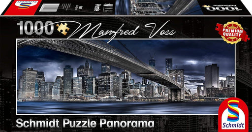 Schmidt - Panorama - Dark Night, New York - Manfred Voss (1000-Piece Puzzle)