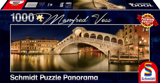 Schmidt - Panorama - Rialto Bridge, Venice - Manfred Voss (1000-Piece Puzzle)
