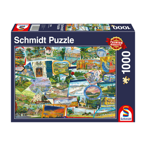 Schmidt - Travel Stickers (1000-Piece Puzzle)