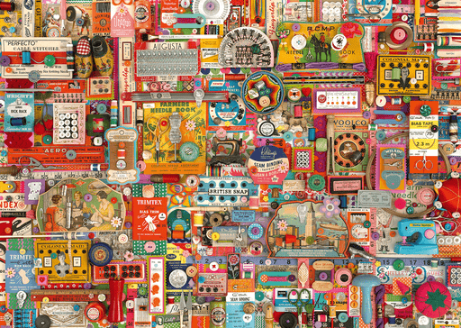 Schmidt - Vintage Craft Supplies - Shelley Davies (1000-Piece Puzzle)