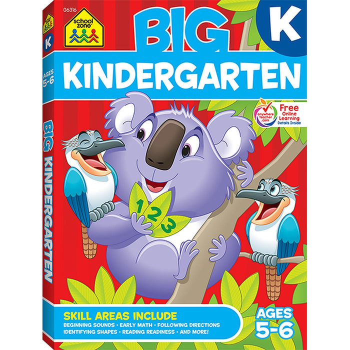 School Zone - Big Kindergarten Book - Limolin 