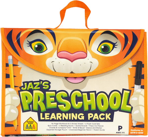 School Zone - Jaz''S Pre-School Learning Pack