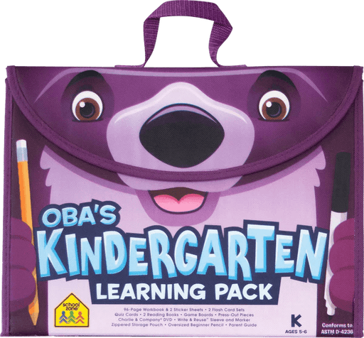 School Zone - Oba’s Kindergarten Learning Pack