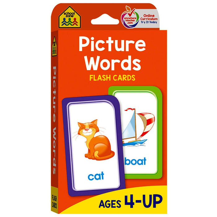 School Zone - Picture Words Flash Cards - Limolin 