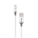 Scosche - Charge & Sync Lightning MFI to USB-A Cable Strikeline 3ft White StrikeLinE - Limolin 