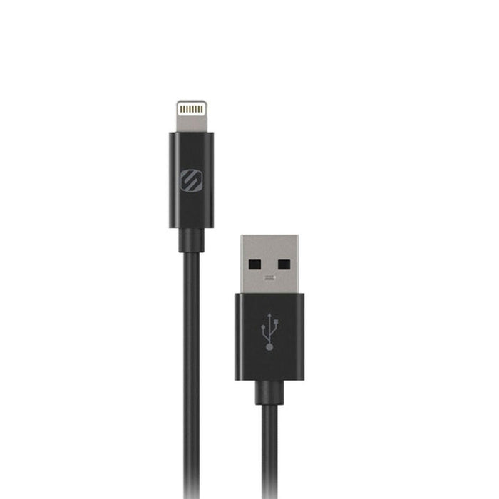 Scosche - Charge & Sync USB-C to Micro USB Cable 3ft Black StrikeLinE - Limolin 