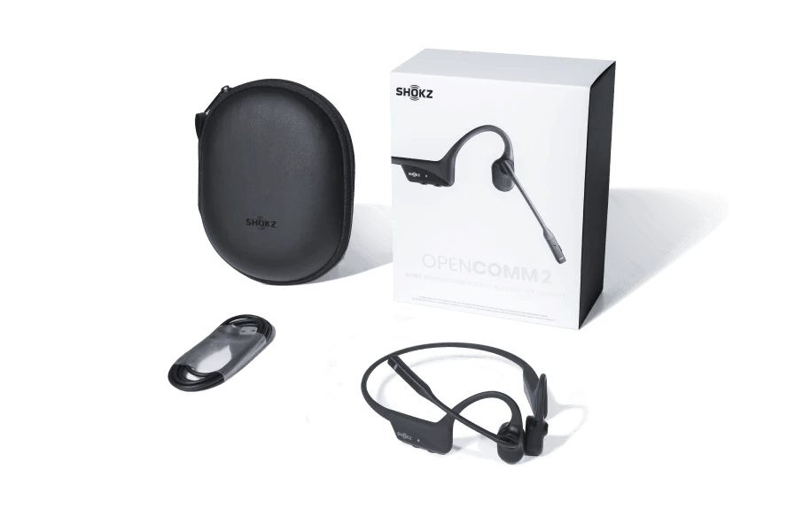 Shokz - OpenComm2 Bluetooth Stereo Headset - Black (C110-AN-BK-CA-153)