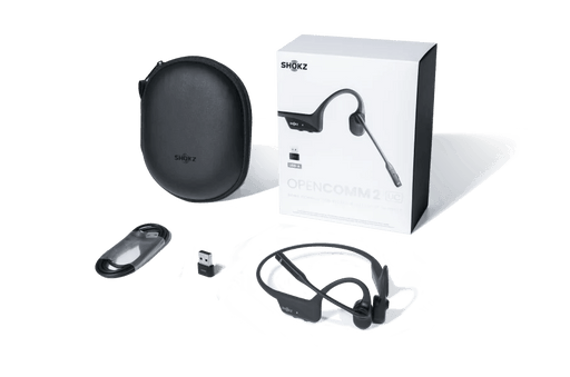 Shokz - OpenComm2 UC with USB-A - Cosmic Black (C110-AA-BK-CA-153)