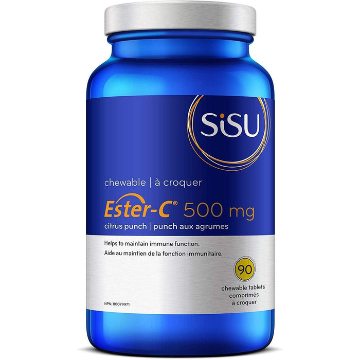 SISU - Ester - C 500mg Chewable - Citrus - Limolin 