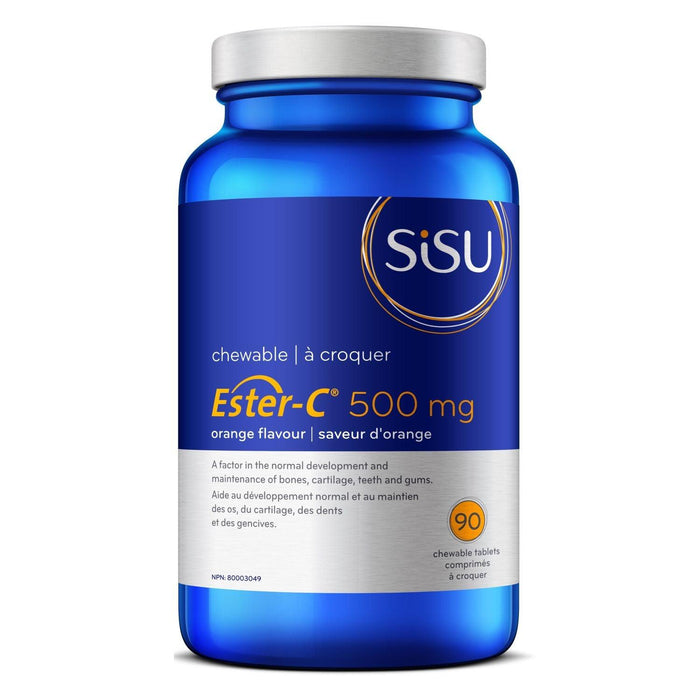 SISU - Ester - C 500mg Chewable - Citrus - Limolin 