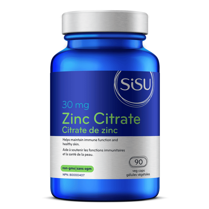 SISU - Zinc Citrate 30mg 90 Vcap - Limolin 