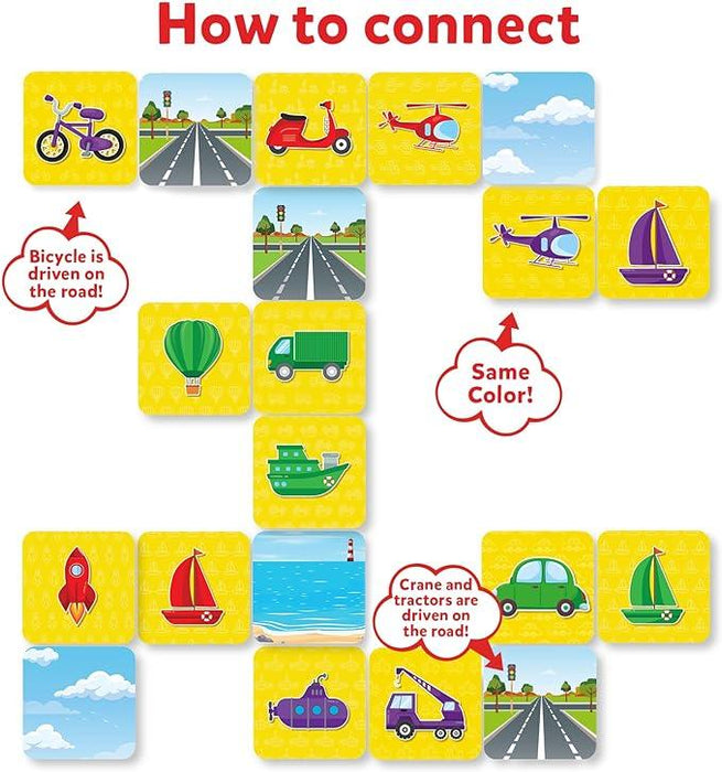 Skillmatics - Connectors - Cars, Boats, Planes & More
