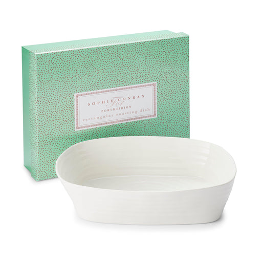 Sophie Conran - White - Rectangular Roasting Dish | 11.5 Inch