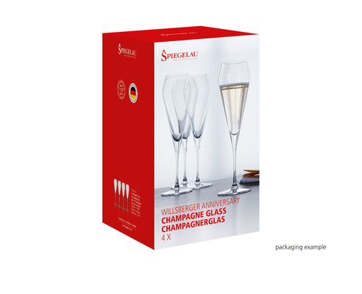 Spiegelau - Willsberger Anniversary - Champagne Glass (Set of 4) | 8.5 oz