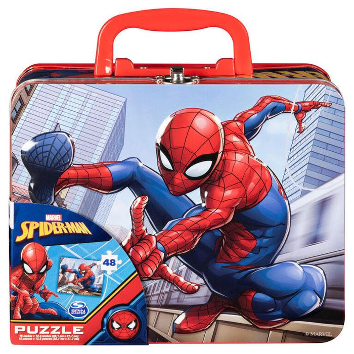 Spin Master - Puzzle - Spiderman - Tin W/Handle