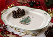 Spode - Christmas Tree - Sculpted Platter 19"