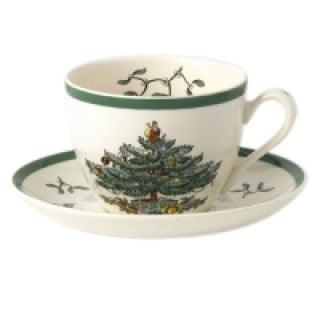Spode - Christmas Tree - Xmas Tree Tea Saucer