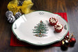 Spode - Christmas Tree - Xt Sculpted Oval Platter 17"