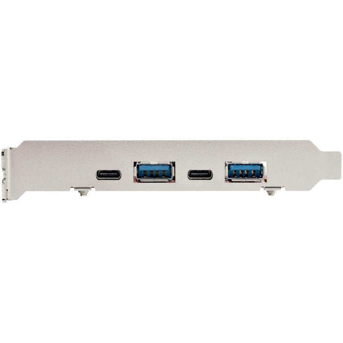 StarTech - 4 - Port USB PCIe Card - 10Gbps USB PCI Express Expansion Card with 2 Controllers - Limolin 