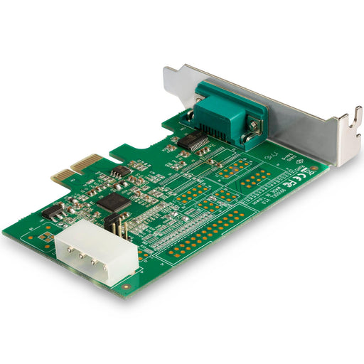StarTech - Network Serial Adapter Card - 1 - port PCI Express RS232 PCIe to Serial DB9 - 16950 UART - Low Profile - Limolin 