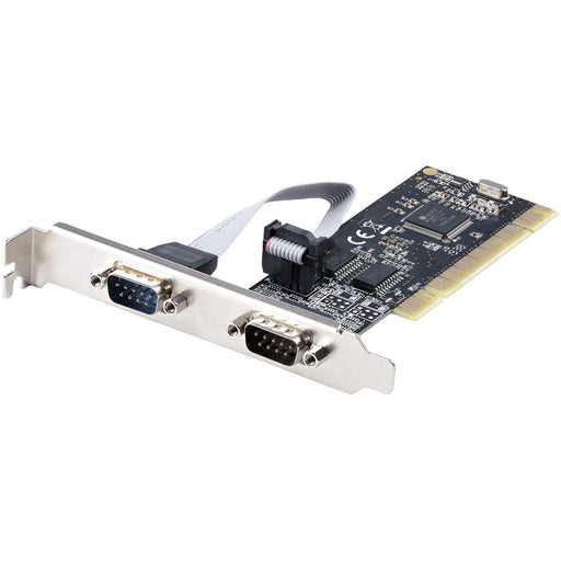 StarTech - Network Serial Adapter Card 2 - Port PCI RS232PCI to Dual Serial DB9 Card (PCI2S5502) - Limolin 