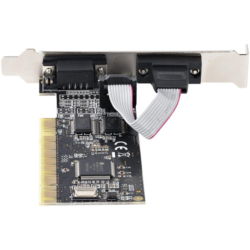 StarTech - Network Serial Adapter Card 2 - Port PCI RS232PCI to Dual Serial DB9 Card (PCI2S5502) - Limolin 