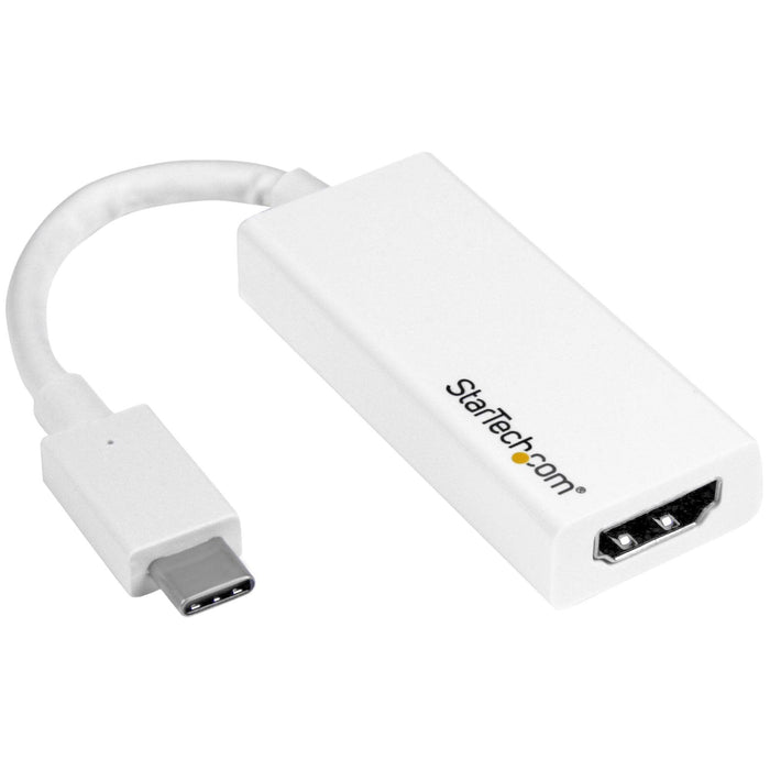 StarTech - USB-C to HDMI Adapter with 4K 30Hz - White - Limolin 