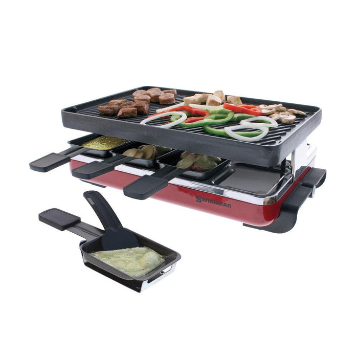 Swissmar - Raclette - 8 Person Raclettest Iron Grill Plate - Limolin 