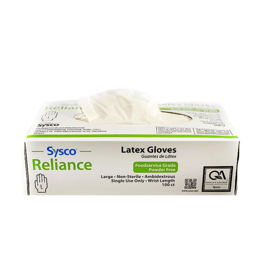 Sysco - Reliance Vinyl Gloves M (Box of 100) Powder Free Clear No Returns PPE - Limolin 
