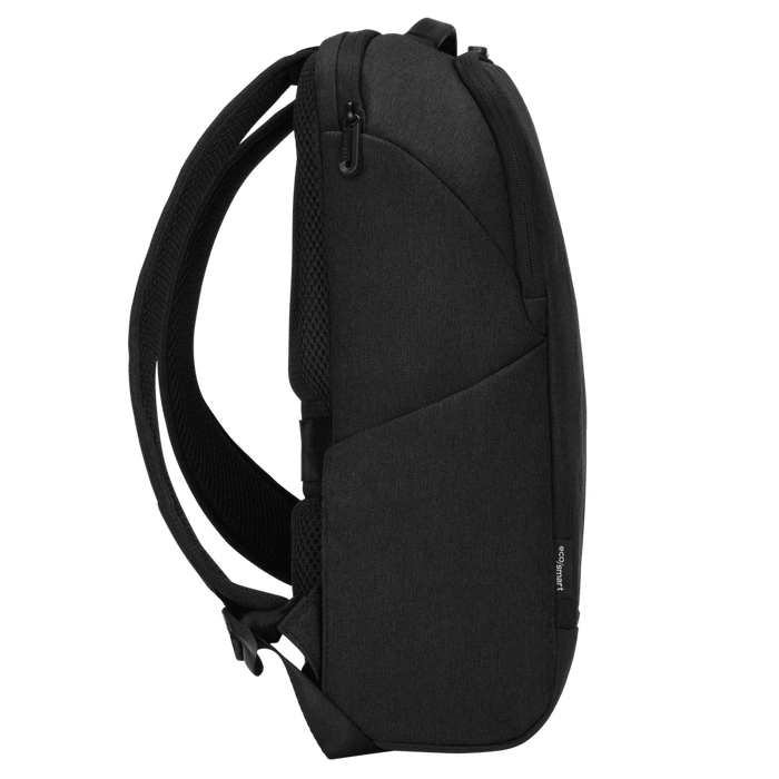 Targus - Backpack 15.6in Cypress Slim with EcoSmart made from Recycled Water Bottles Luggage Pass Through - Black