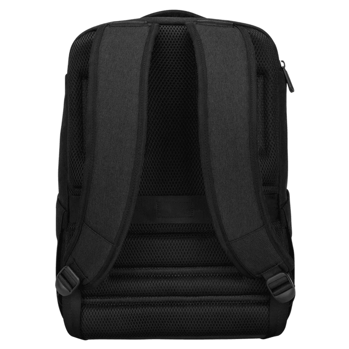 Targus - Backpack 15.6in Cypress Slim with EcoSmart made from Recycled Water Bottles Luggage Pass Through - Black