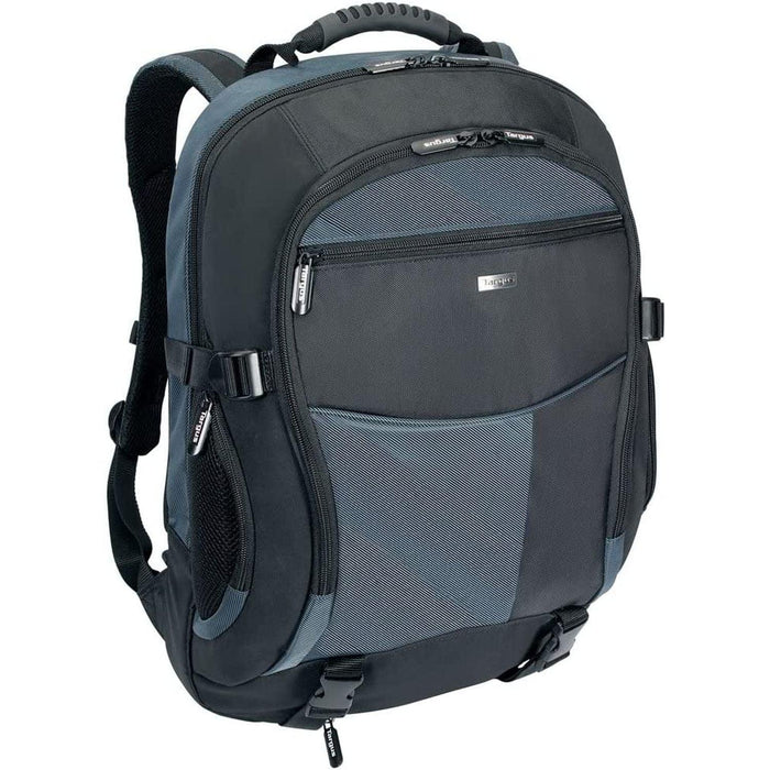 Hyper - Targus Backpack 17 - 18in XL Atmosphere Water Repellant Rain Coat with Waist Strap & Phone Pocket - Blue & Black - Limolin 