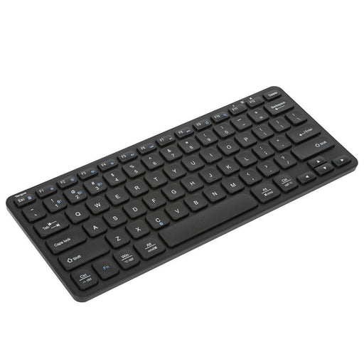 Targus - Keyboard Bluetooth Antimicrobial Compact Slim Multi - Device up to 3 PC/Mac - Black - Limolin 