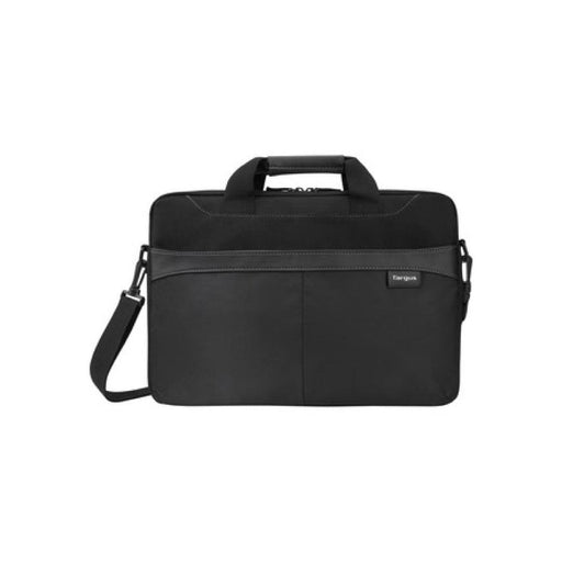 Targus - Laptop Bag 15.6in Business Casual Slipcase with Shoulder Strap Luggage Pass Through - Black (TSS898) - Limolin 