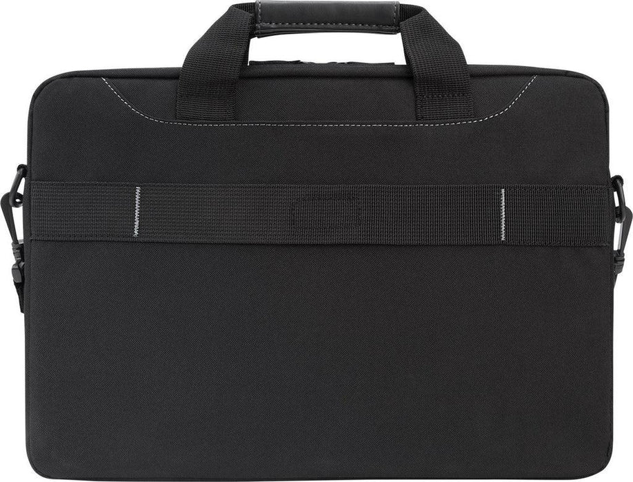 Targus - Laptop Bag 156in Business Casual Slipcase with Shoulder Strap Luggage Pass Through - Black (TSS898)