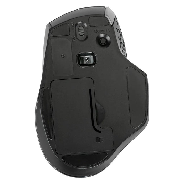 Targus - Mouse Bluetooth 7 Button Ergonomic Antimicrobial 2 AA Batteriesincluded PC/Mac - Black (AMW584GL)