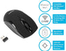 Targus - Mouse Wireless Optical Ergonomic Ambidextrous 1600dpi PC/Mac - Matte Black