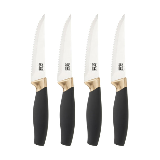 Taylors Eye Witness - Brooklyn Brass 4 pc Steak Knife set - Limolin 