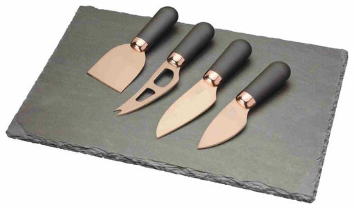 Taylors Eye Witness - Brooklyn Slate Cheese Board & Cheese Knife set - - Limolin 