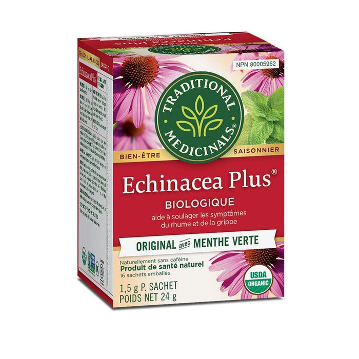 Traditional Medicinals - Echinacacea Plus Tea 16's - Limolin 