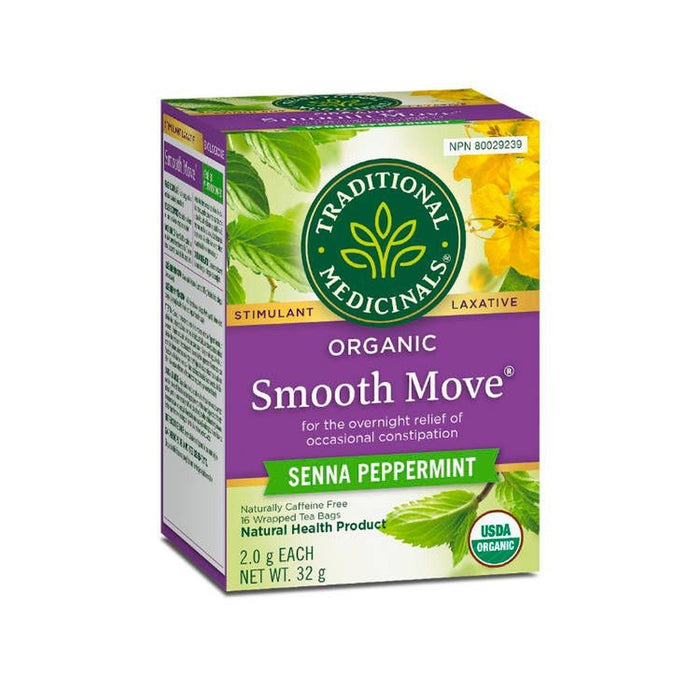 Traditional Medicinals - Smooth Move Peppermint Tea 16s - Limolin 
