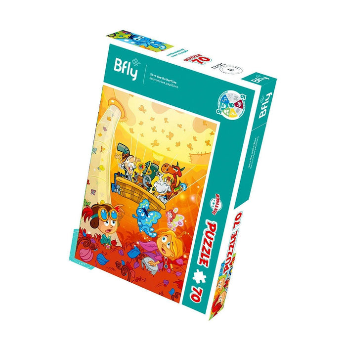 Trefl - Bfly - Save The Butterflies (70-Piece Puzzle) - Limolin 