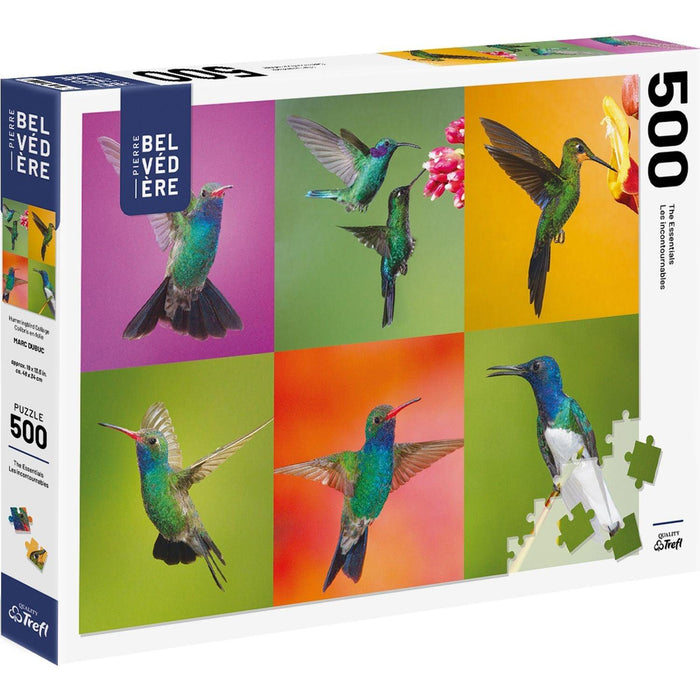 Trefl - Dubuc - Hummingbird Collage (500-Piece Puzzle) - Limolin 