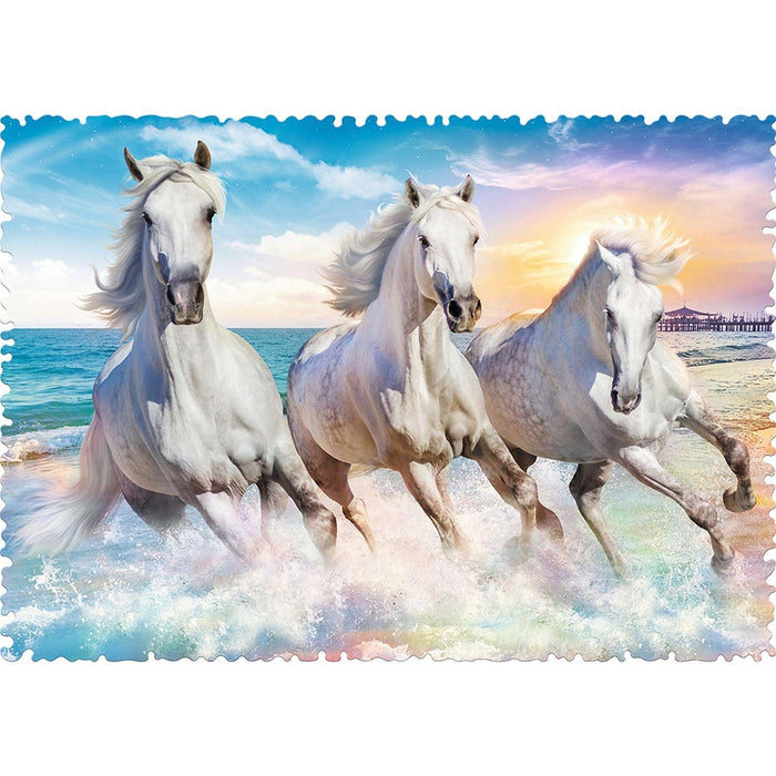 Trefl - Galloping Among The Waves (600-Piece Puzzle) - Limolin 